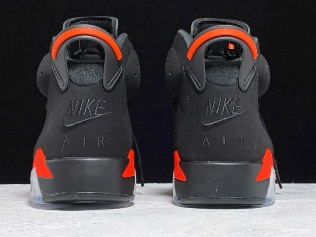 Air Infrared OG Jordan 384664-060 Retro 6 Black 0724